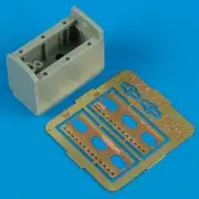 Quickboost 48113 x 1/48 P51D Rear Wheel Well for Tamiya
