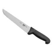 Victorinox 5.5203.23 9" Churrasco Slicing Knife with Black Fibrox Handle