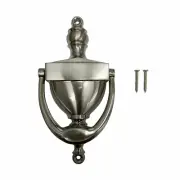 Adoored Satin Nickel Door Knocker Home Door Décor Hardware Accessories