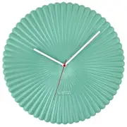 NeXtime Mousse Silent Wall Clock Glossy Green Dial 40x40x4cm Polyresin Case