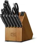 13-PC itchen Knife Block Set With Wooden Block Professional