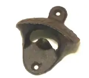 Bottle Opener Cast Iron Wall Mount Rustic New Old Fashioned Bar Vintage Style
