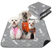 Washable Pee Pads for Dogs, 24'' x 36" Reusable Puppy Pads with Super Absorbe...