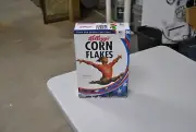 Kellogg's Corn Flakes Simone Biles Team USA Cereal Box Olympics 2016. Empty