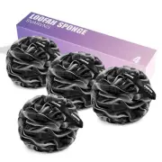 Loofah Sponge, 4 Pack Large Size Loofah 75g/PCS, Bath Shower Loofah for Men, ...