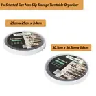 Kitchen Fridge Pantry Organiser Turntable Non Slip Storage Organiser Holder