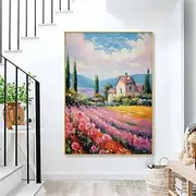 Oil Painting Handmade Hand Painted Wall Art Abstract Knife PaintingLandscape Gray Home Decoration Decor Rolled Canvas No Frame Unstretched