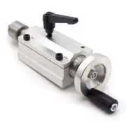 NEW DIY Miniature Woodworking Lathe Mini Beads Machine Retractable Tail Top Seat