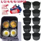 1/2/4/6/8/10PCS Air Fryer Egg Mould,Silicone Ramekins for Air Fryer IH