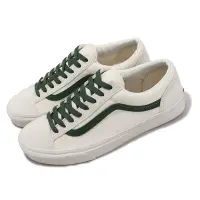 在飛比找Yahoo奇摩購物中心優惠-Vans 休閒鞋 Style 36 男鞋 白 綠 麂皮 帆布