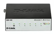 D-Link 5-Port Gigabit Unmanaged Desktop Switch with 5 RJ45 Ports DGS-105