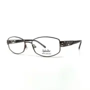 Splendor SP 0008 BR Brown Rectangular Full Rim Eyeglasses Frame 53[]17 140 mm