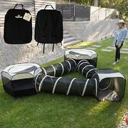 Cat Tents & Tunnels - Large Indoor-Outdoor Cat Playpen Enclosure for Indoor Cats, Dogs, Kittens, Puppies, Ferrets, Bunnies & Small Animals - Enclosed Cat Run Tunnels, Catio, Condo