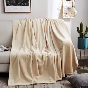 【Lovely home】空调毯毛毯被子单人双人珊瑚绒薄款办公室午睡毯法兰绒盖毯子夏季
