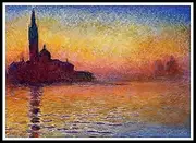 5D San Giorgio Maggiore at Dusk by Claude Monet Diamond Painting Kits for Adults and Kids,Diamond Art Kits Paint with Diamonds Crystal Rhinestone Cross Stitch Picture Arts and Crafts(12X16In)