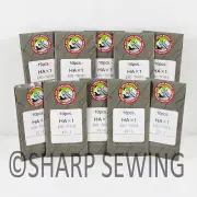 100 ORGAN WHITE SPEEDYLOCK SERGER NEEDLES BALL POINT HAX1SP #11BP 15X1SP