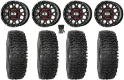 KS135 Grenade 14" Wheels Bk 32" RC500 Tires Can-Am Maverick X3