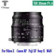 TTArtisan APS-C Tilt 35mm F1.4 Camera Lens Fr Sony E Fuji X Nikon Z Canon RF M43