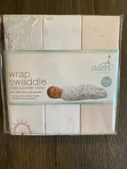 Aden & Anais Wrap Swaddle 3 Pack 100% Cotton Size S/M 0-3 Months