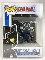 Funko POP Black Panther #130 Civil War - IN HAND - Ships In Pop Protector