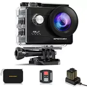 Action Camera 4k Sports Camera 20mp 40m 170wideangle Wifi Waterproof Underwater