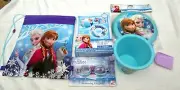 Frozen Inflatable Beach Ball,Float Rings,Carrying Bag,Bucket,Goggles&Arm Floats2