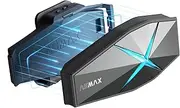 ASMAX F1 Motorcycle Bluetooth Headset with Hi-Fi Speakers for ATV/Snowmobile/Ski, 10 Riders Mesh Helmet Communication Systems with FM Radio, AI Voice Control Motorcycle Intercom with Fast Charging