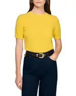 Sandro Short Sleeve Sweater