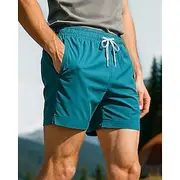 Men's Running Shorts sport shorts Outdoor Regular Fit Waterproof Windproof Quick Dry Lightweight Shorts Elastic Waist White Army Green Fishing Golf Running S M