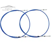 2PCS 18 FT Universal Throttle Shift Control Cable 33C for YAMAHA Control Lever