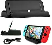 Charging Dock Station Stand Charger Holder Compatible with Nintendo Switch/Switch Lite with USB-C PD Charging Stand