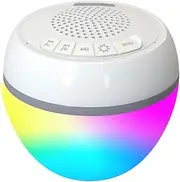 Spire 5W Mini Floating LED Bluetooth Waterproof Pool Speaker, White