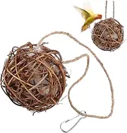 BESPORTBLE 3pcs Hummingbird Nest Hanging Decor Bird Nesting Material for Easy to Clean Maintain for Hummingbirds Finches Sparrows Outdoor Present for Bird Lovers