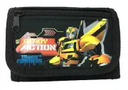 Transformers Bumblebee Kids Tri-Fold Wallet Coin Holder Bag [Black[