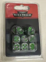 Kill Team NECRON Dice Set Warhammer 40K Necrons OOP D6 D10