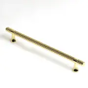 Gold Solid Zinc Kitchen Cabinet Handles Drawer Bar Handle Pull 192mm