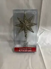 Mini Glitter Star Tree Topper