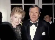 Alexis Smith & Craig Stevens at AmFar Benefit - December 10, - 1991 Old Photo