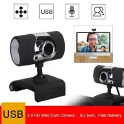 HD Camera Webcam with Microphone for Computer PC Laptop Desktop NEW