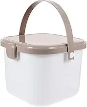 MOLUCKFU Large Storage Box with Lid Multi Functional Sturdy Organizer for Building Blocks Clothes Books Storage Bin for Home Use Large Capacity Design