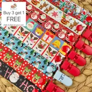 Dummy Clip - Pacifier Chain - Binky Band - Soother Holder - Dummie - Christmas