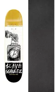 Slave Skateboards Quitting Time 8.25" Skateboard Deck + griptape