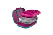 Bentgo Kids Chill 23cm Leak-Proof Bento Lunch Box w/ Compartment Fuchsia/Teal