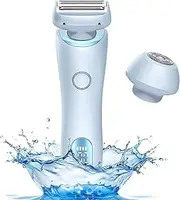 Dusk - Dusk Razor for Women, Dusk The Glide Pro 3.0 Shaver, Electric Shaver for Women, Dusk 2 in 1 Waterproof Electric Razor for Women (B)