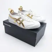 Onitsuka Tiger MEXICO 66 Sneakers Unisex Skateboarding WHITE X GOLD