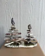 Driftwood Art, Driftwood Trees, Driftwood Tree Forest Decoration