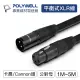 【祥昌電子】POLYWELL 寶利威爾 XLR卡農 公-母 Cannon 佳能 麥克風線 卡農線 公對母 5M