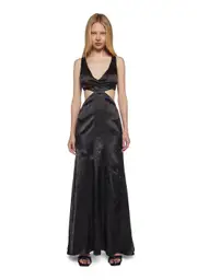[Unholy] Silken Steps Cut Out Dress