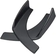 HUANGYUZHENZHI 2Pcs Black ABS Universal Car Front Rear Bumper Protector Lip Splitters Winglets Canards Spoiler Diffuser Canard Lip Protection