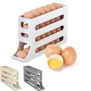 Slide Organizer Egg Roller Rack Four Tier Refrigerator Egg Storage Box